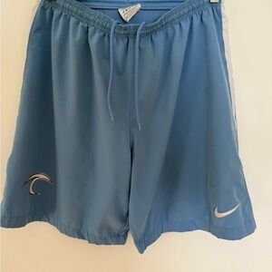 Nike Athletic Shorts Mens Medium Blue Soccer Training Gym Activewear